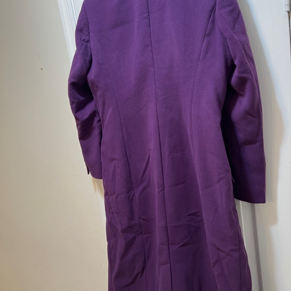 Sergio Hudson Special Limited Edition Collaboration wTarget XL  Purple Wool Coat - Picture 6 of 6